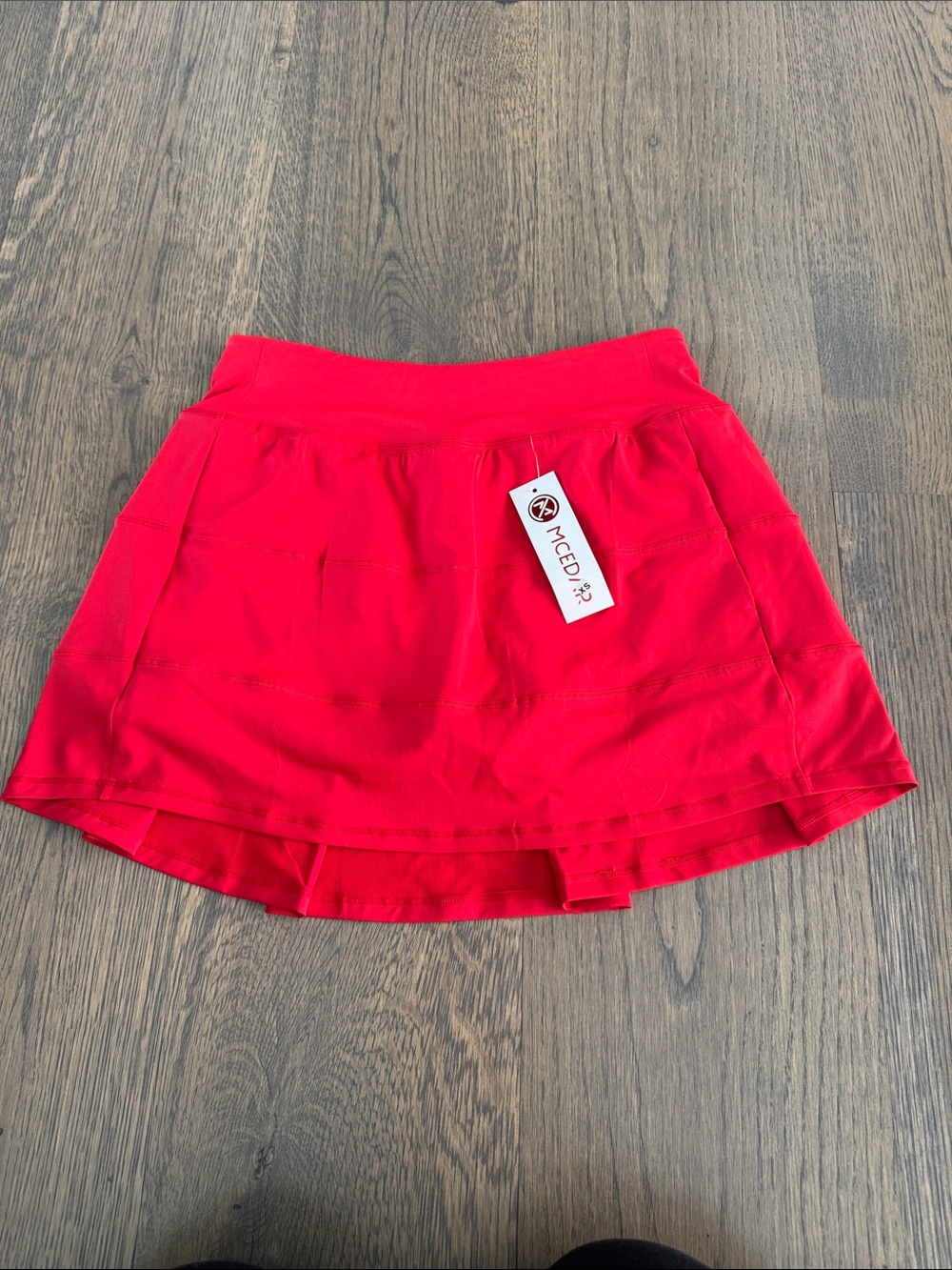 Amazon Women's Bright Red Circle Skater Skirt